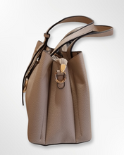 Lade das Bild in den Galerie-Viewer, Tasche Beige mit Henkel und abnehmbaren Riemen
