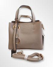 Lade das Bild in den Galerie-Viewer, Tasche Beige mit Henkel und abnehmbaren Riemen
