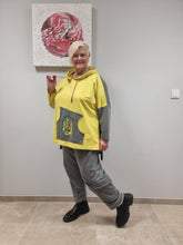 Load image into Gallery viewer, CN-G Zweiteiler aus Sweat mit Kapuzenpullover und Jogpant Hose in 2 Farben bis Gr 56
